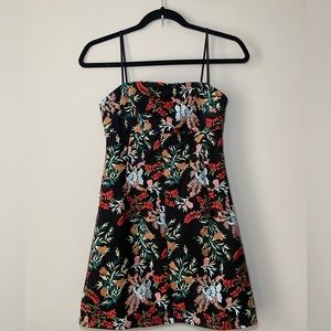 Urban Outfitters Floral Embroidered Slip Dress (XS)